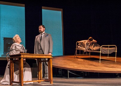 ELEPHANT MAN - Georgia Stockham, Steve Marvanek and Robert Bell  PIC CREDIT NORM CADDICK