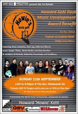 Howie's Kick Off Poster Orange Final