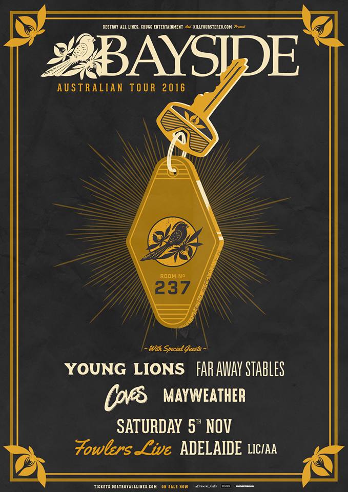 Bayside-Vacancy-Anthony-Raneri-Interview-Australian-Tour-Adelaide-Fowlers